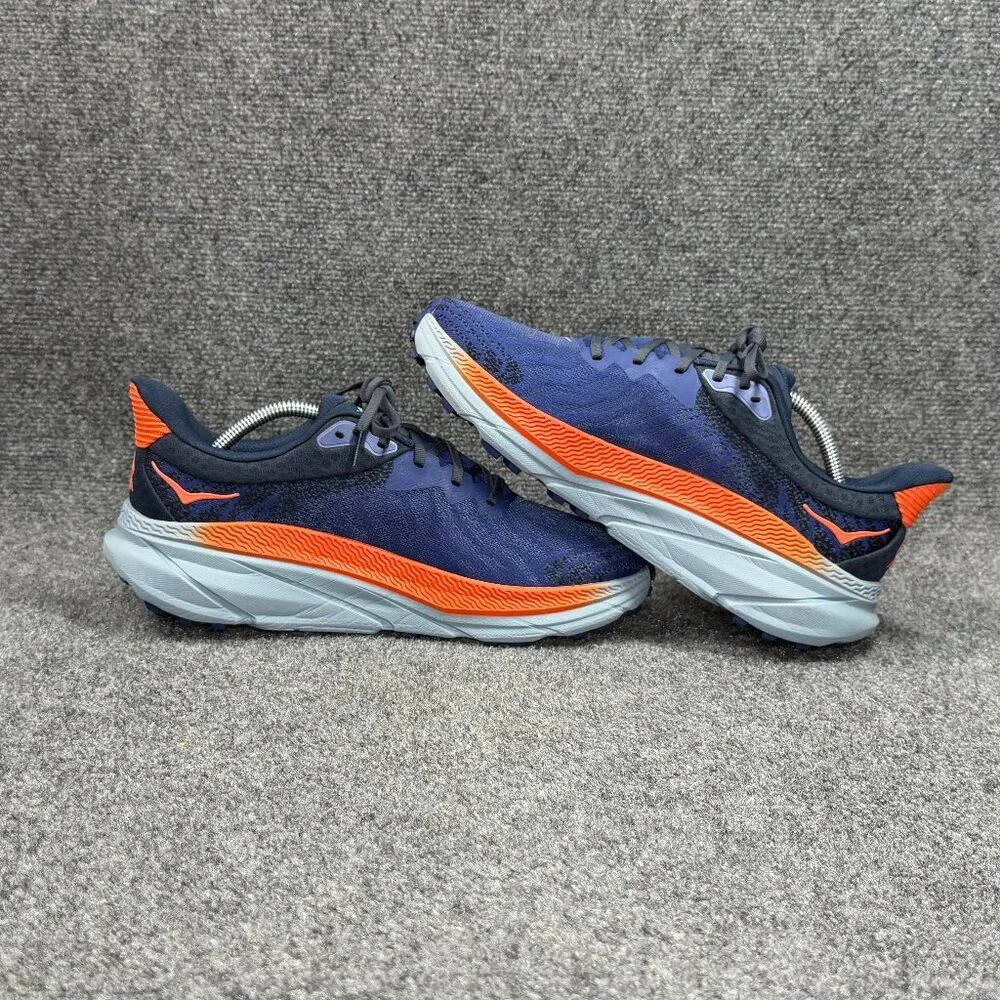 Hoka Challenger ATR 7 Trail Running Shoes Men 10.5 Stone Blue Athletic Run Train